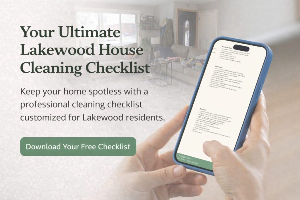 Lakewood house Cleaning Checklist