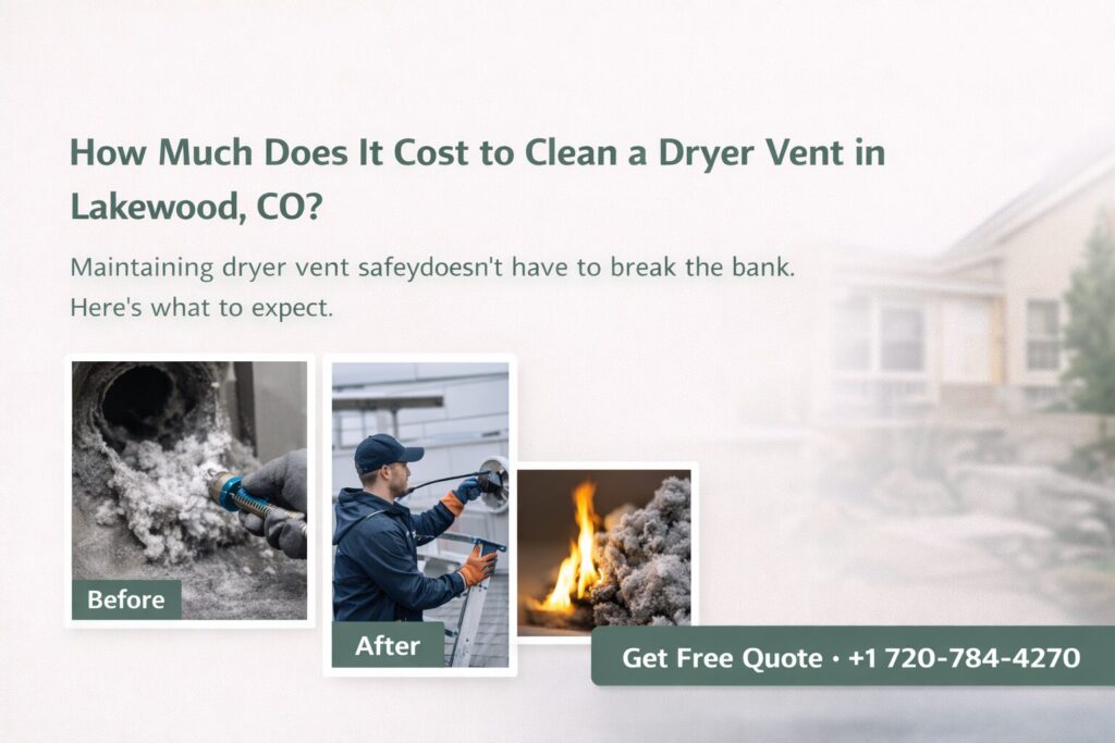 Cost to Clean a Dryer Vent in Lakewood, CO